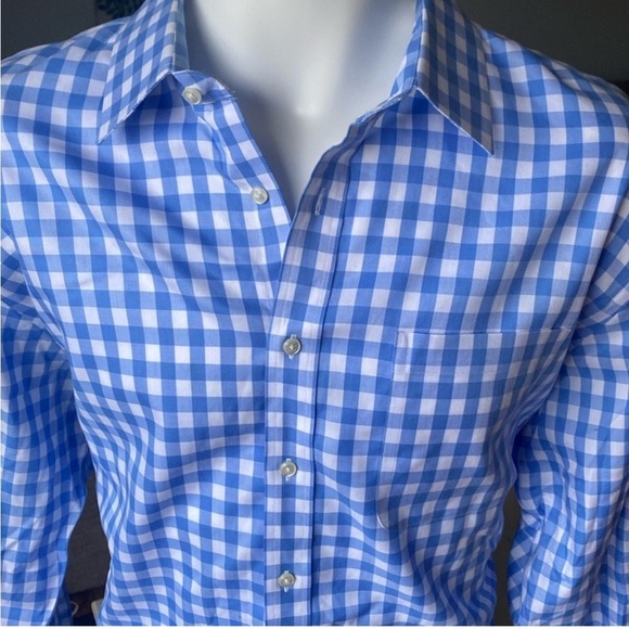 Nordstrom Mens Shop, Dress Shirt 100% Cotton, Size 16.5” 35 - Picture 4 of 10